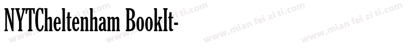 NYTCheltenham BookIt字体转换